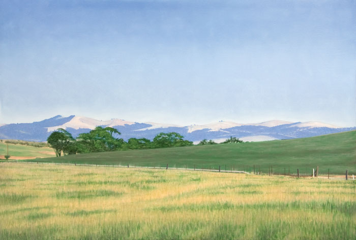 painting, 'Intersection, Jamestown' 2008 oil on canvas