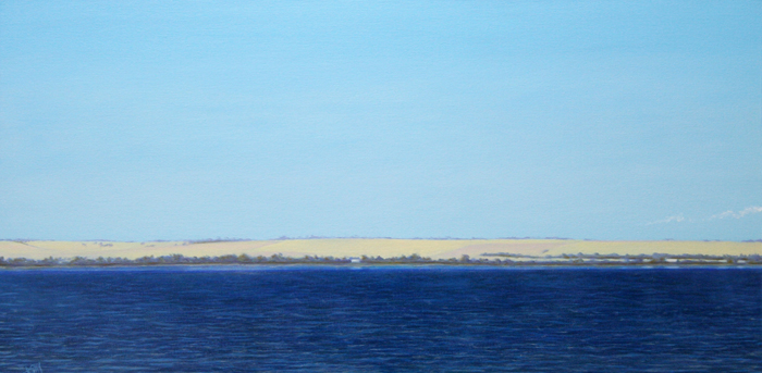 painting, Peninsula 2010 oil on canvas